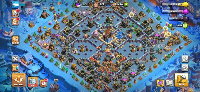 Best deal coc TH 18 | 8 equipment epic | XP 189 | C6776