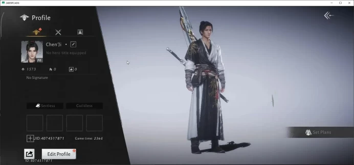 GLOBAL|Lv 20|1 HC|4270 GS|Nemless Sword| Anthem of Ages,Golden Oath,Face:Moonlit Strand Etc|Male|Netease|CheckSS|WWM1365