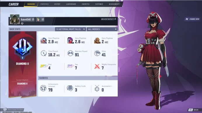 【STEAM】Diamond 2 (S1.5) | Level 28 - 6 Skins | Original Mail | Full Access - Instant Delivery