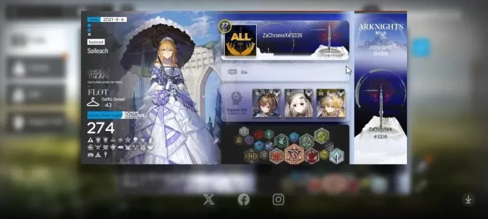 Lv77|274 OP+43 Skin|13 Limited|Wis'adel,Exu Alt,Lapalter,Shu,Texas,Virtuosa,Hoshi,Muelsyse,Chen,Marcille,Ash,Pepe P1,Etc|AK1642