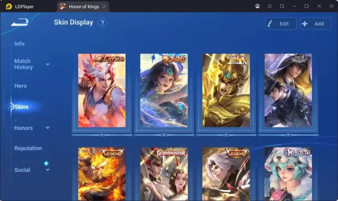 Global|112H 133S|LNY:Dolia25,SunCe24|Legend:Wukong,Yao|SeintSeiya:Dharma|LOTM:Yango|Ultraman:Menki|GM GanMo|CheckSS HOK663B