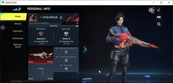 ASIA|Starter| 1 Skin ETERNAL Spear Relic Lv3| 3 Legendary [M4A1 Venom,Kala Celestial,VSS Undercurrent] |Log NetEase|BLS5708