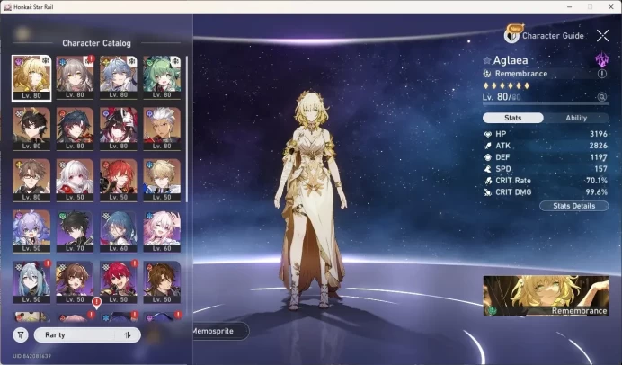 ASIA|TL 65|7 Limited [Aglaea E1,Sunday E1]+Sign,Huohuo E1,DanHeng-PT,Mortenax Blade,Archer,Sparkle|Planarcadia|Check SS HSR707B