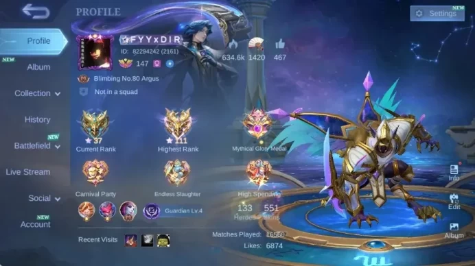 Global|Skin 551|Mega|Legend Lunox,KOF Karina+Masha,Asprirant Guinevere,NeoBeast Ling,Sanrio Floryn|More Check SS ML2641B