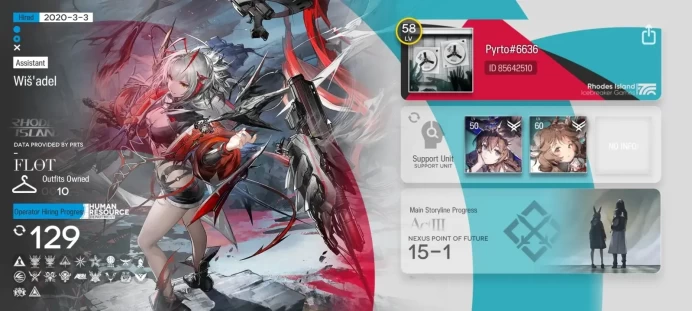 Lvl 58|129 OP + 10 Outfit|3 Limited| Wis'Adel,Shu,Spectre Alter| Mlynar,Logos,Thorns,Horn,Eyjafjalla,Penance Etc|CheckSS|AK1635