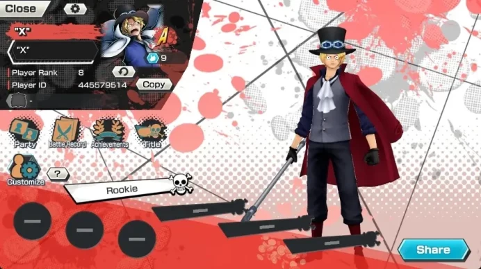 Global | EX 4 | Max 2 | PR 8 | Gol D. Roger,Zephyr,St. Marcus Mars Max,Sabo Max | RD 9 |LogBandai Check SS OPBR511B