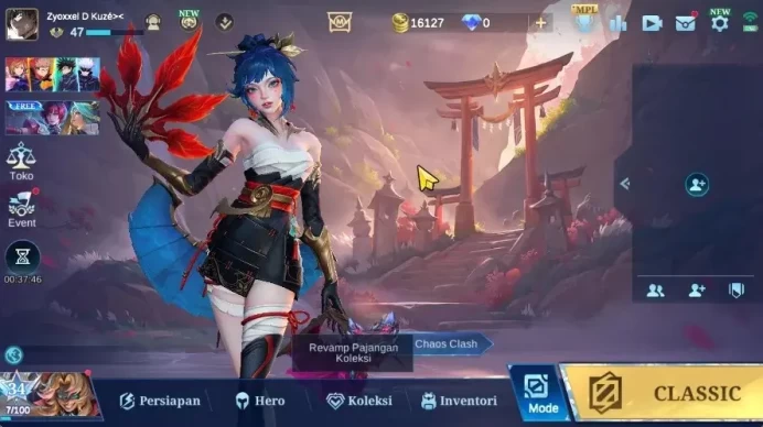 Hero 85|Skin 159|Ex Honor 28|KOF[Karina],Collector[Natalia],2 Dragon[Ling,Masha],Blazing[Layla]12 Epic,Etc|CheckSS|MLBB2392