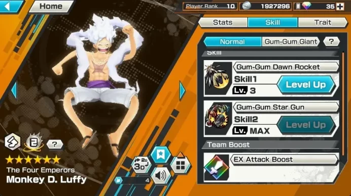 Global | 2 EX |Max 2| PR 10 | Monkey D. Luffy,Edward Newgate |RD 35| LogBandai Check SS OPBR513B