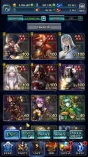 GLOBAL|Rank 19|102k Crystals|Collab BF(Oracle Knight Ark & Fire God Vargas)+(Telestio & Goddess Lilaha)|3UR,1LR,16SSR Ark|LC1537
