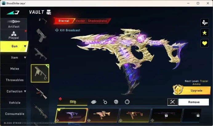 ASIA | 1 Eternal: Vector-Shadowdrake Lv.2|1 Ultra Melee: Sword - Voidedge|5 Ultra Striker|6 Ultra Guns |Check SS BS2758B