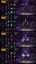 2221 - iOS Android - Server MENA - Level 52 - 69 Set - Car skin - Old set