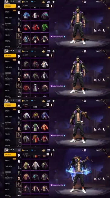 2223 - iOS Android - Server MENA - Level 61 - 216 Set - 2 Upgrade Gun - Car skin - Old set