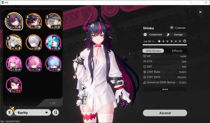 Global SEA|HL 14|TL 1| 4 SSR 2 Limited|(HotoriA1+Sign,Shinku)|2 S-Class Selector Box|25 Total Dice+1,5k Annulith|Male MC|NTE1715