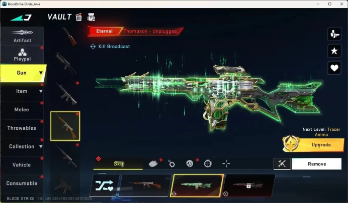 ASIA|Eternal Gun:Thompson-Unplugged|Collab Gun:M4A1-Battle Of Faith [AOT Series 2]|Ultra Gun:M700-Iridian|Check SS BS2766B