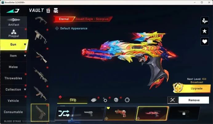 ASIA|Eternal Gun:DesertEagle|Evo:Fal-Evolved|3 Collab Gun [7DS]|3 Limited Gun|5 Ultra Gun|Check SS BS2770B