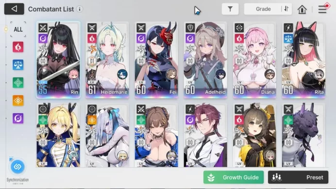 ASIA Lv 56|14 SSR [HeidemarieM4,Rita,KayronM1]+Sign,Adelheid,Fei,Diana,Tiphera,YukiM1,NarjaM1,Etc||3 Partner SSR|Stove|CZN2108