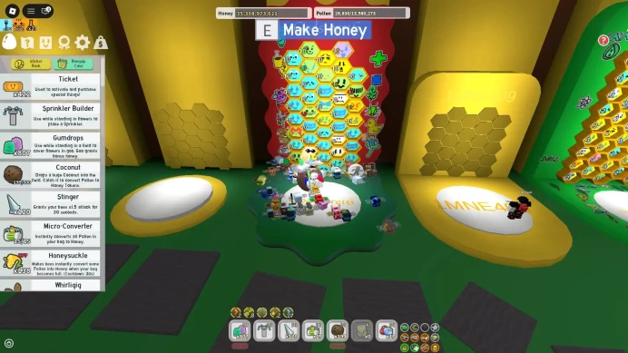 STOCK1239 // 20,000 ROBUX TOTAL // 44 BEES  // 10 LVL // GPO 10,000 R $ 