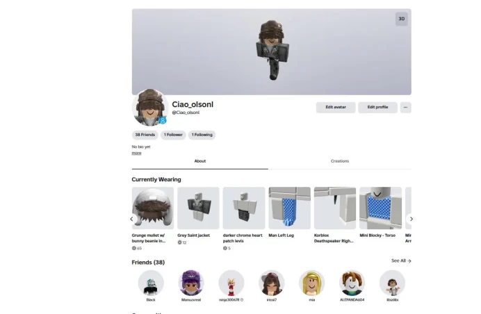 ROBLOX4681 // ACCOUNT WITH GIRL ⸱ BOY 2024 | Korblox Deathspeaker | Italy Country | Admin Commands