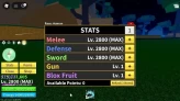 Blox Fruit |MAX Lv2800| 15M Beli 7k Frag| 1 Myth+2 Legend WP [Hallow Scythe,Spikey Trident,Saber],2 Legend Fruit,Etc|Human V1|RBL970
