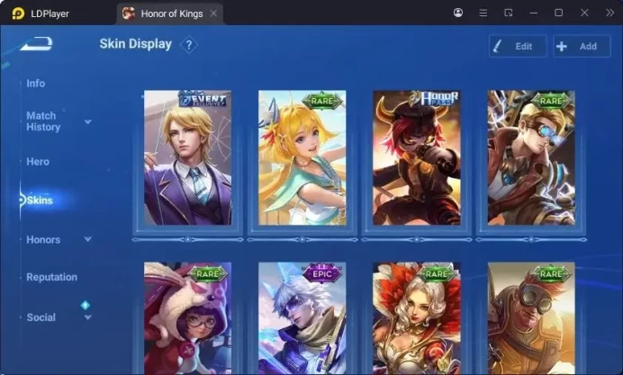 Global|50H 30S|Starter|Epic:Arthur,Daji,DiaoChan,LadySun,LadyZhen,LuBu,Shouyue|More|CheckSS HOK680B