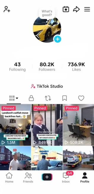 Instanly Delivery/ Monetized 80K Real Followers+736K Real Likes Account/ Creator Rewards Program Activated/ Full Access