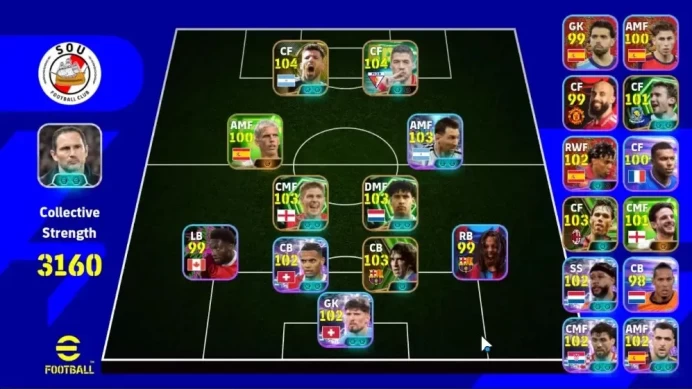 Android|7 Epic Luis Suarez,Marco van Basten,Carles Puyol,Sergio Aguero,Frank Rijkaard|Show Time Lionel Messi SU27|PES2027|EF3020