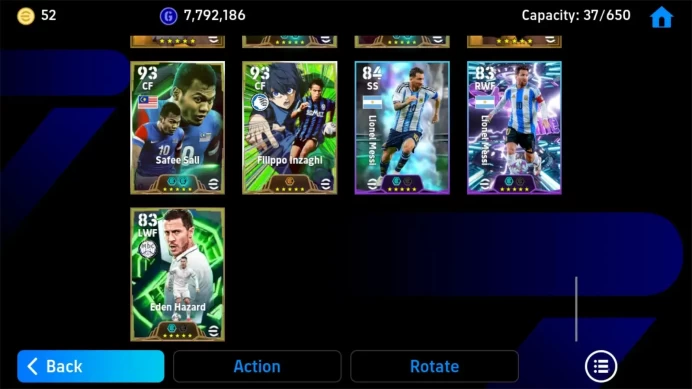 Mobile|PW 3185|NewLionelMessiBigT,Zico BigT,FranzBeckenbauerBigT,Ruud GuillitBigT,FilippoInzaghiBlue Lock|2026|Check SS EFB2798B
