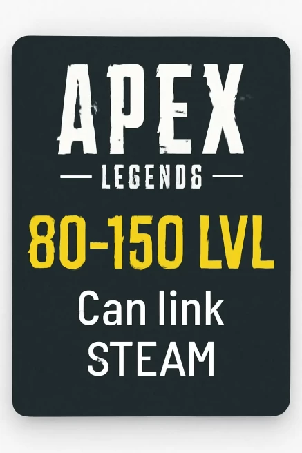 AP733 //APEX 80-150 LVL EA Steam RANKING IS OPEN YOU CAN LINK STEAM FULL ACCESS