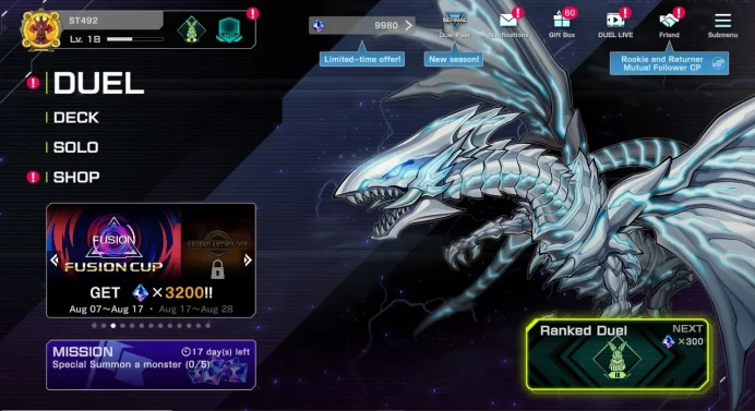 ST492-Premium Starter-29.000Gems-1290 CP UR (If All UR dismantled) Konami and Steam Ready