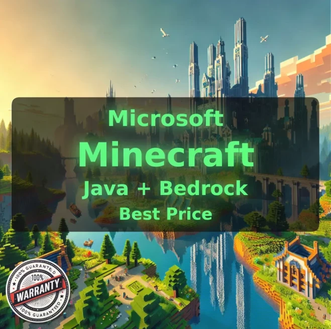 MINECRAFT | Microsoft | Java Edition + Bedrock Edition | Hypixel NO BAN | Full Access + Instant Delivery #LOT-142318