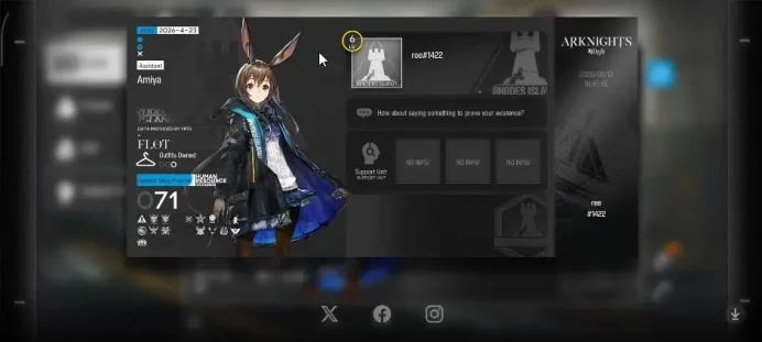 Lvl 6 |71 Operator|2 Limited| Lappland the Decadenza, Wang |Haruka, Silver Ash, Degenbrecher|2 - 9 Terminal|Check SS|AK1646