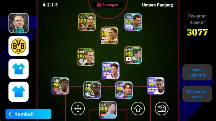 Mobile|PW 3077|New Jude Bellingham Big T,Show T Lionel Messi+Tsujioka Yuma,Epic WesleySneijder+Ono Shinji|2026|Check SS EFB2805B