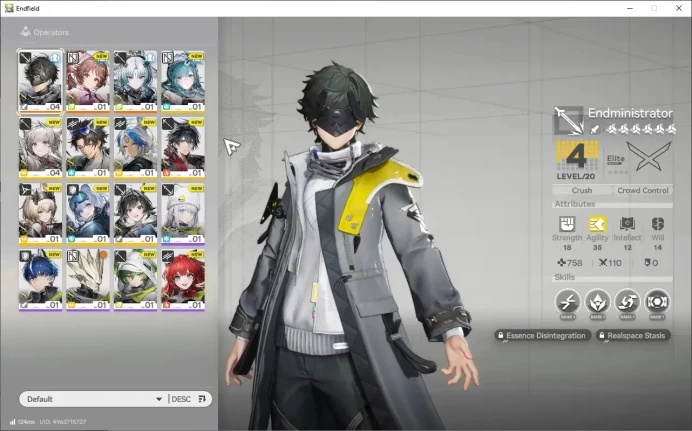 Asia|Fresh Starter Lvl 2|2 SSR (1 Limited) + 3(*6 Weapon)|Arcane|1 Operator Supply|880 Arsenal|Gryphlink|Check SS|(END2302)