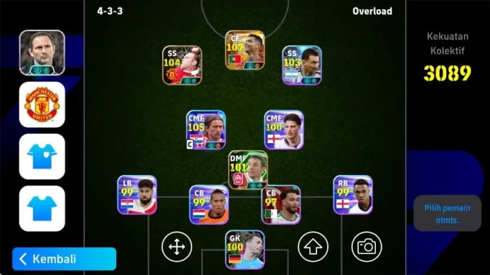 Mobile|PW 3089|New Cristiano Ronaldo Big T,New Luka Modric Show T,Lionel Messi Show T,Marco Tulio Show T|2026|Check SS EFB2806B