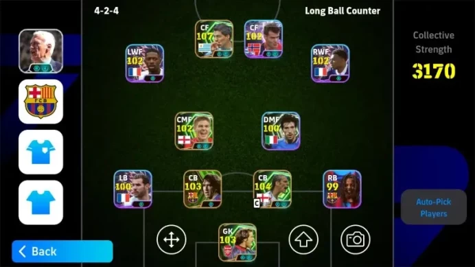 Android|Epic Luiz Suarez,Steven Gerrard,Carles Puyol,Rio Ferdinand,David Seaman|Showtime Memphis Depay,L Messi|PES2027|EF3033