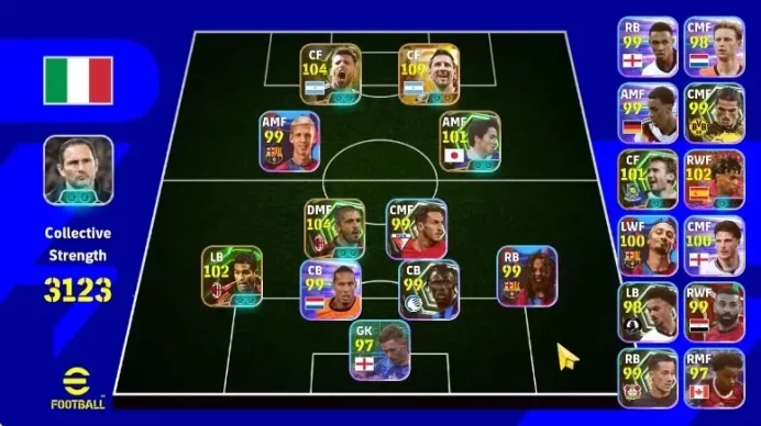 Android|Big Time Lionel Messi 15 Jul'26|Epic Sergio Aguero,Gennaro Gattuso,Ono Shinji,Andriy Shevchenko,Serginho|PES2027|EF3031