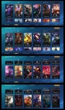 2241 - IOS Android - Server EU - Level 221 - 140 Champion - 106 Skin - 3 Mythic - 7 Legendary -  46 Epic