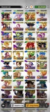 2233 - IOS Android- Level 152 - Cc 2366 - All Character 569 - All Character 14 Stars 15 - Ul 4 - Legend 2 - Zenkai 28 - Equipment Godly 21 - Zed
