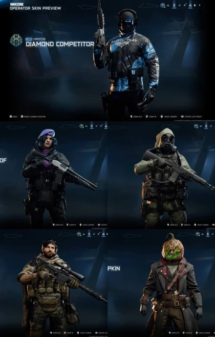 2238 - Warzone BO6 BO7 - Mw2 Level 850 - All Platform - Level 55 - DMZ - Biohazard Operator - 2 Battle Pass - 18 StarGlass Camo