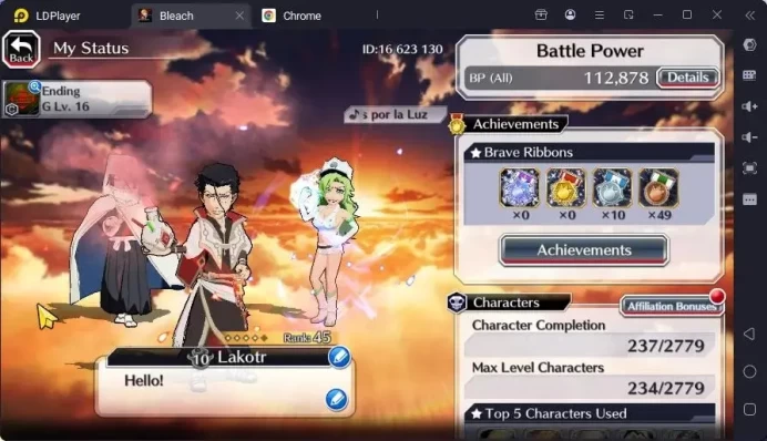GLOBAL|11K Orb+112 BP|Fresh Story|Ichigo DT,Byakuya TYBW24,Aizen(Renewed+FBV),AskinMSV|KlabID| Check SS BBS627B