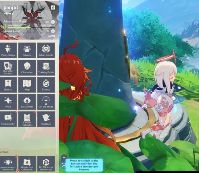 ASIA|AR 56|6 Limited+6(*5 Weapon)|Mavu Team|(Mavuika,Arlecchino,Lohen)+Sign,Skirk,Xilonen|MC Male|Reuni ON|Take Mail|GI1083Z