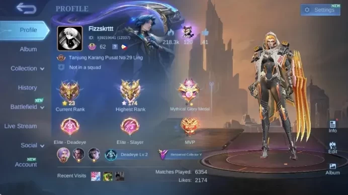 Global|Skin 195|Renowned|Collector Natalia,LBox Johnson+Roger+Leomord,PACE Fanny,Blazing Franco|More Check SS ML2675B