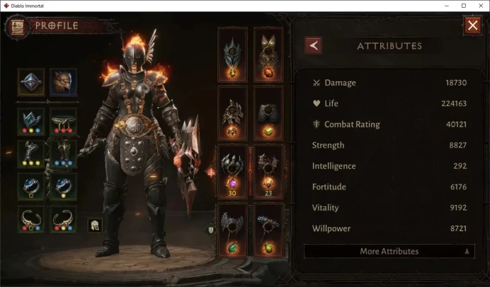 NA-High Heavens | 60 (728) Barbarian-Harbinger | CR 40,121 | Reso 420 | Inferno I | Varog Lv.30 (4*) |1 Ooufit| TakeMail DI073B