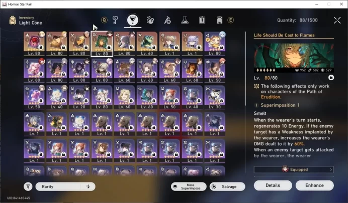 Asia|TL 68|15 Limited| (Anaxa,Archer,Gilgamesh)+Sign Phainon,Cerydra,Saber,Sparkle,Evernight,Robin Etc|Female MC|CheckSS|HSR8407