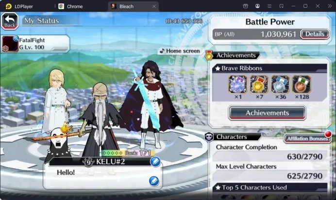 Global|1M BP+2 MT|100PS Tikets|Jugram,Genryusai,YhwachTYBW26|Ulquiorra,Grimmjow11th|Gremmy9th|AizenRenew|KlabID|CheckSS BBS754B