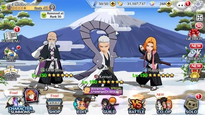 GLOBAL|Fresh All Story|TYBW26 (Genryusai,Jugram,Yhwach,Ikkaku),6th Aizen,TYBW25 (Ichigo,Yoruichi,Renji),etc|Klab ID|BBS2873