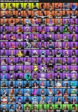 [PSN/XBOX] | 140 Skins | 1100 V-Bucks | Travis Scott | Lara Croft | Warpaint | Gear Specialist Maya | OG STW | Ride The