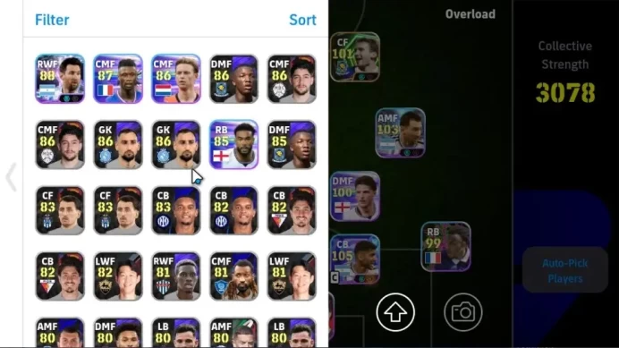 Android| 4 Show Time Neymar Jr,Cristan Romero,Lionel Messi| 3 Epic Sergio Aguero,Rui Costa,Andriy Shevchenko|PES2027|EF3079