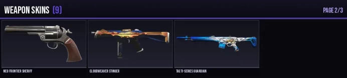AP 9 Skins + 6 Agents + 875 VP Neo Frontier Sheriff / Reaver Odin / Ion Operator / Comet Spectre Full Access