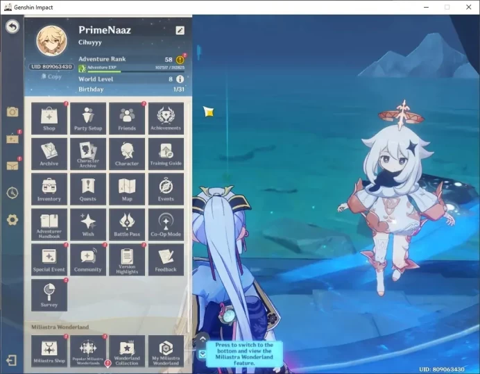 ASIA|AR 58|10 Limited+5 (*5Weap)|[Ayaka]+Sign,Zhongli,Venti,Shenhe,Xiao,Raiden Shogun,Tartaglia,Furina,Arlecc|Male MC|GI7651
